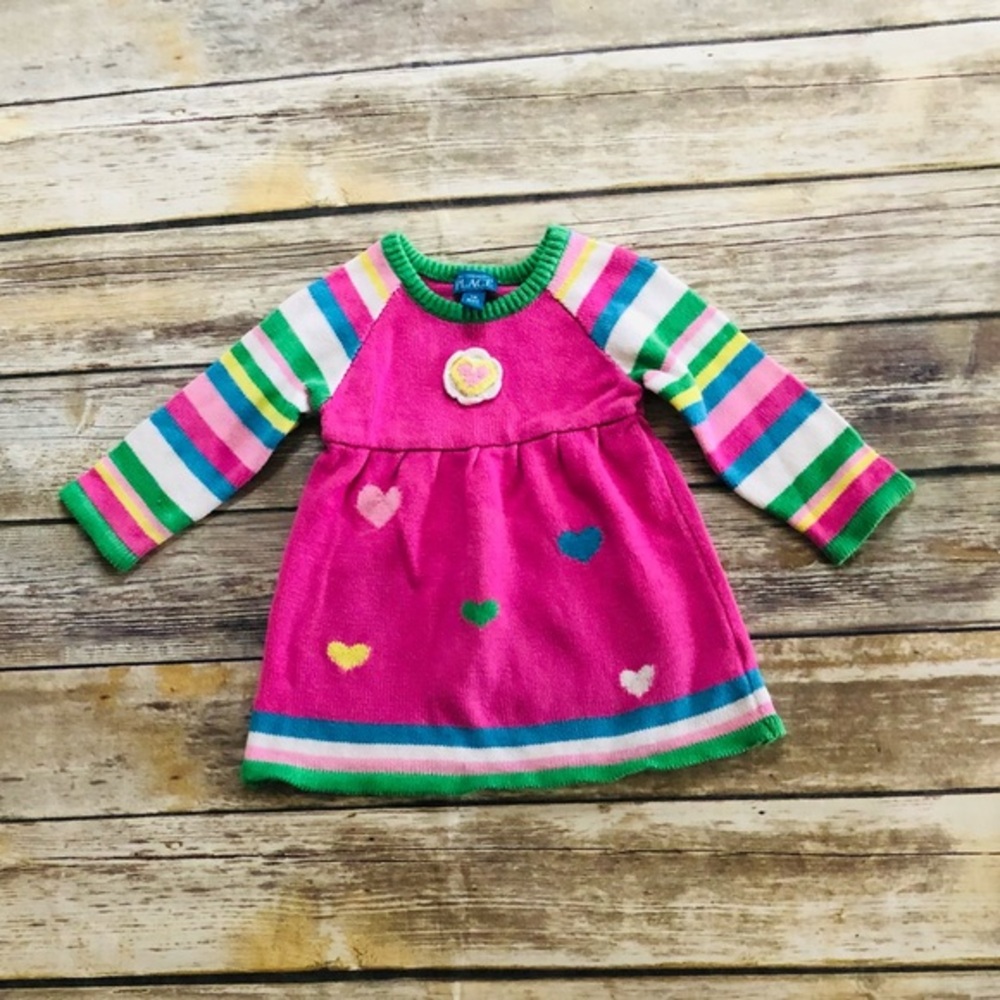 Girls adorable knit dress! Size 18 MO